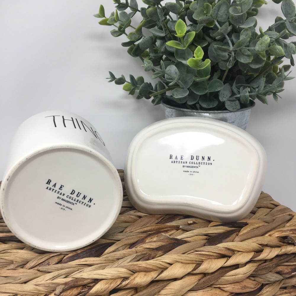 SOLD! NWT Rae Dunn WASH & THINGS Bathroom Set ๐ - Picture 2 of 4